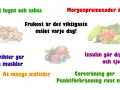 Frukost är det viktigaste målet varje dag! Bilden visar nötter, bär och grönsaker som inspiration för hälsosamma frukostar för viktminskning.