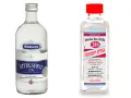 Två flaskor ättiksprit, en med 12% och en med 24%. Perfekt för inläggningar och matlagning, precis som vinagre blanco para que sirve.
