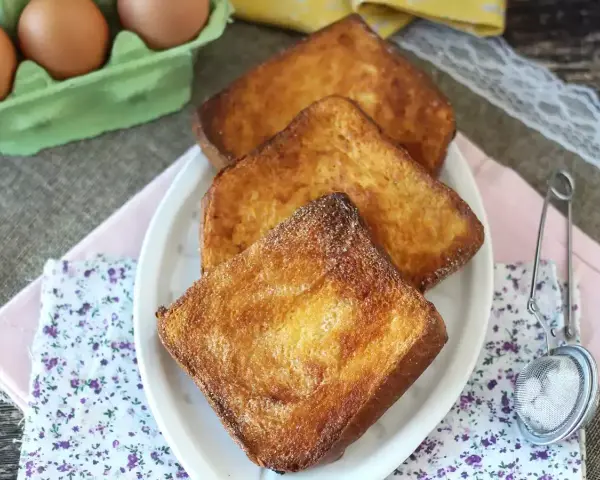Gyldene torrejas, perfekta för en frukost. Här är hur du gör torrejas!