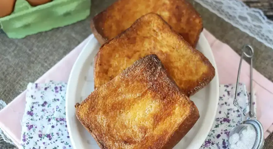 Gyldene torrejas, perfekta för en frukost. Här är hur du gör torrejas!